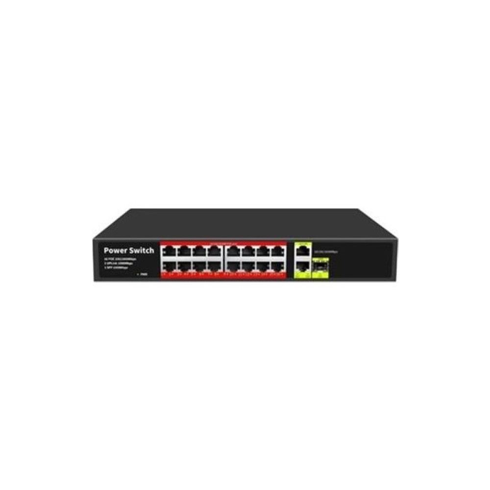 Uranıum POE-G1621SFP-300W 16 Port Gıgabıt+2xgb RJ45+1XSFP Uplınk Poe Rackmount Swıtch Hub & Switch Fiyatı