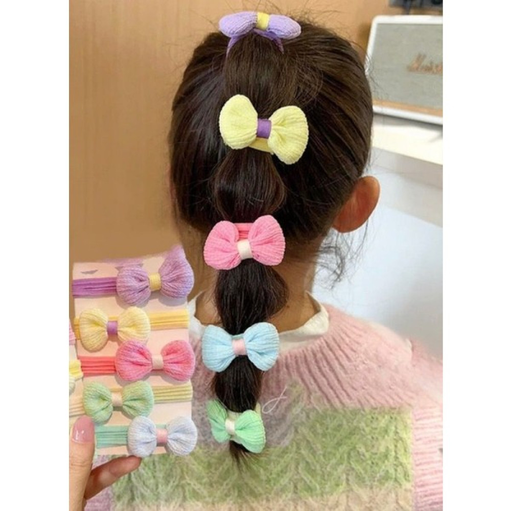 Uras Desing Renkli 5 Adet Fiyonk Kore Lastik Toka,saç Toka Kız Toka, Taç & Saç Bandı Fiyatı