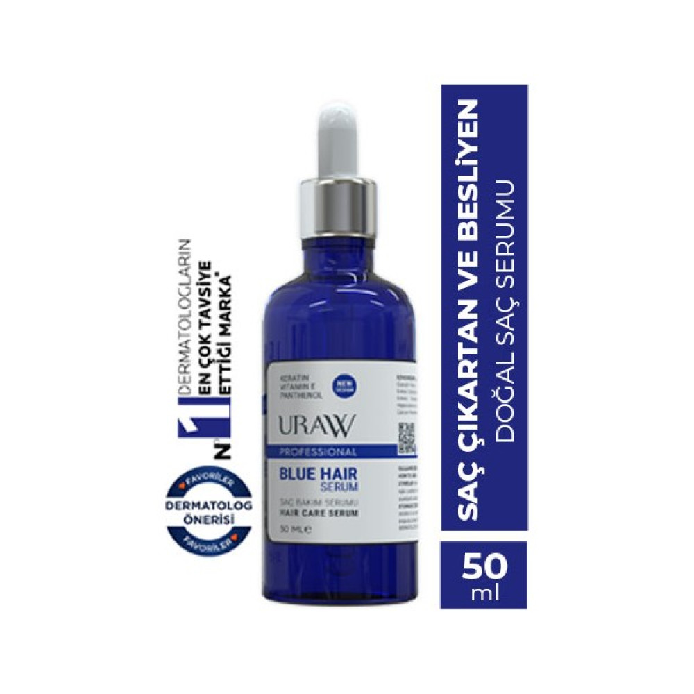 Uraw Blue Hair Serum (Mavi Serum) Saç Bakım Maskeleri & Serumlar & Spreyler Fiyatı