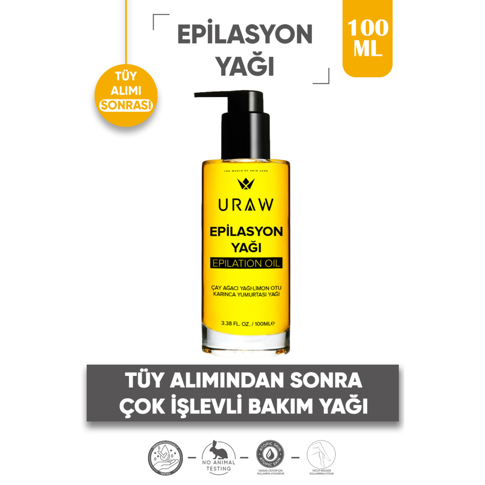 Uraw Epilasyon Yağı Tüy Dökücüler ve Azaltıcılar Fiyatı