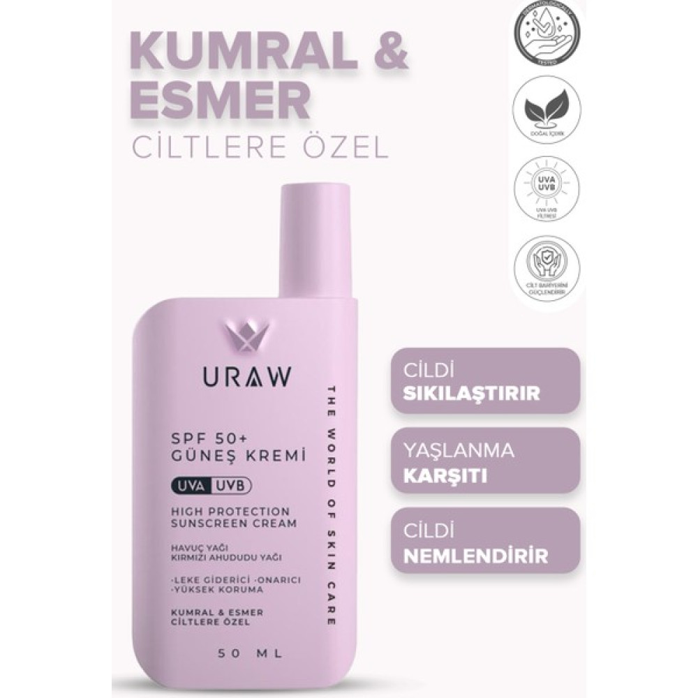 Uraw Esmer Ciltlere Özel Güneş Kremi ( Stain Remover And Repair High Protection ) Güneş Kremleri ve Losyonları Fiyatı