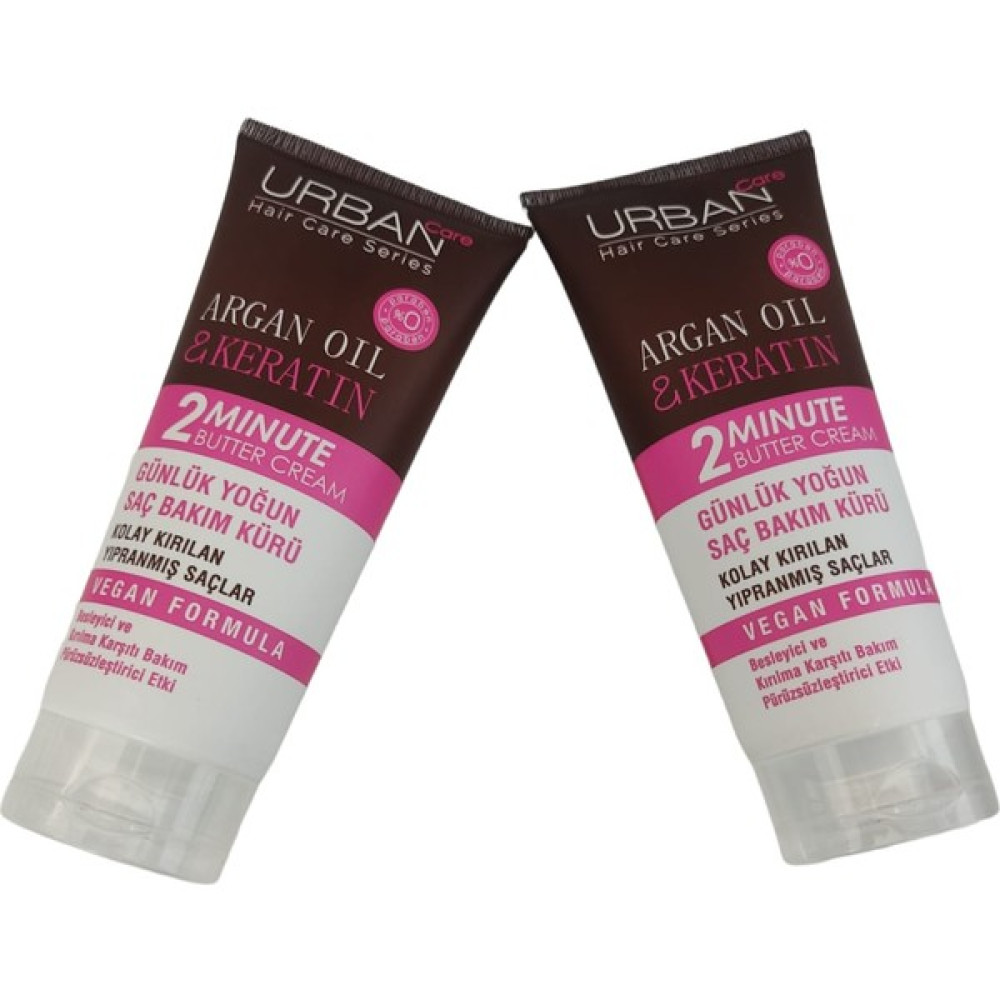 Urban Care Argan Oil Ve Keratin Günlük Yoğun Saç Bakım Kürü Seti 2 Adet (200 + 200 ml) Saç Bakım Maskeleri & Serumlar & Spreyler Fiyatı