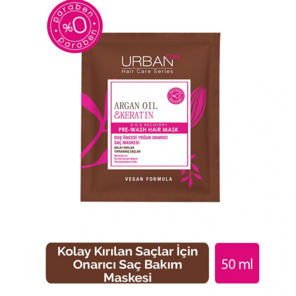 Urban Care Argan Yagi&Keratin Kolay Kirilan Saclar Besleyici Dus Oncesi Sac Bakim Maskesi-Vegan-50Ml Saç Şekillendirici Sprey Fiyatı