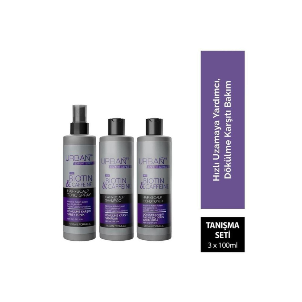 Urban Care Expert Biotin & Kafein Dökülme Karşıtı Seyahat Seti Şampuan ve Saç Kremi Fiyatı