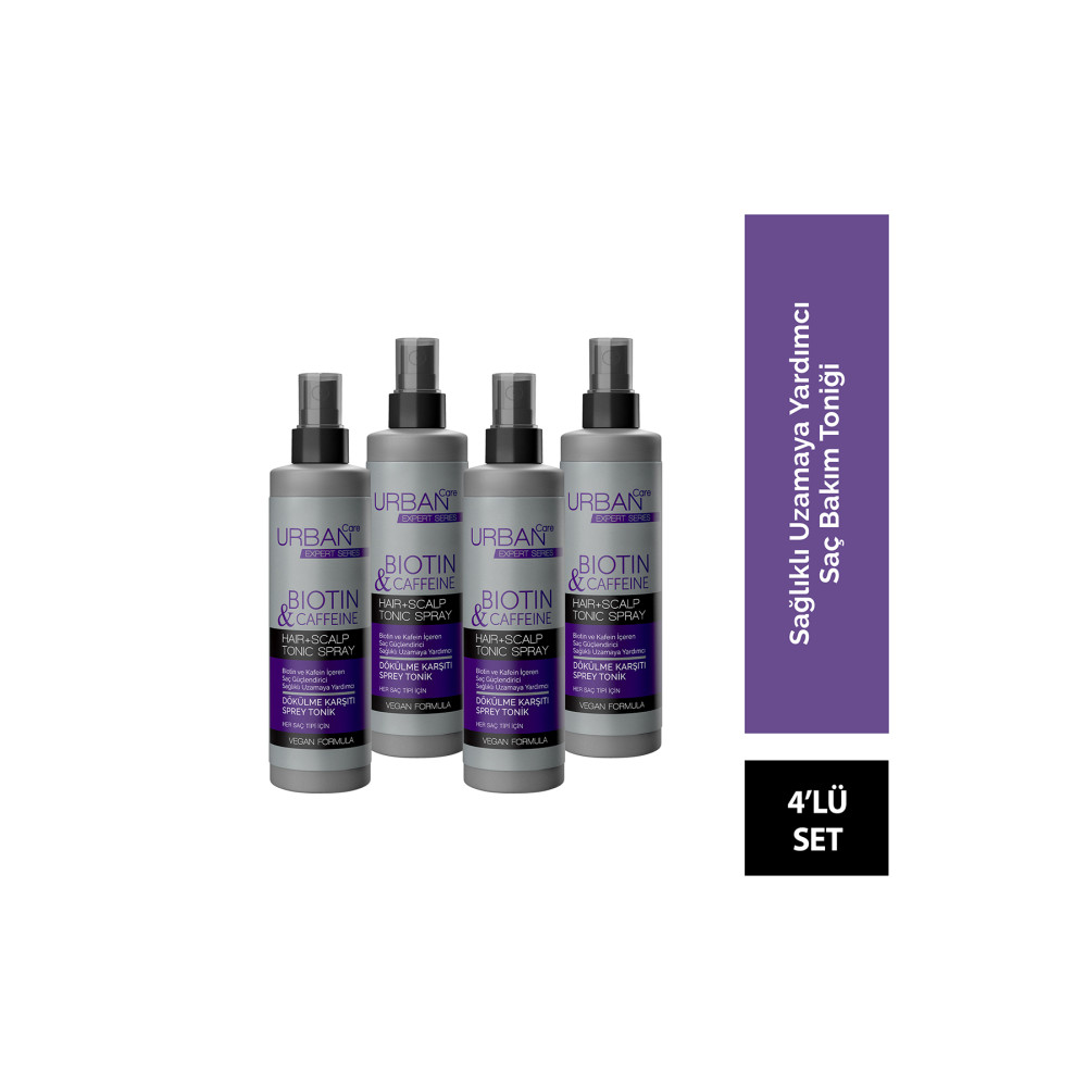Urban Care Expert Biotin Ve Kafein Dökülme Karşıtı Saç Toniği 200ml X 4-vegan-hızlı Uzamaya Yardımcı Saç Şekillendirici Sprey Fiyatı