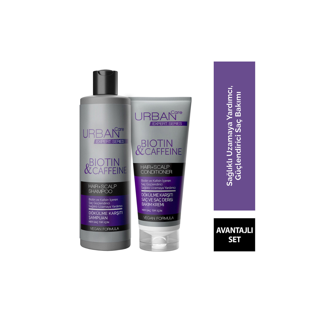 Urban Care Expert Biotin Ve Kafein Dökülme Karşıtı Şampuan 350ml Saç Kremi 200 Ml-vegan-hızlı Uzama Saç Bakımı Fiyatı