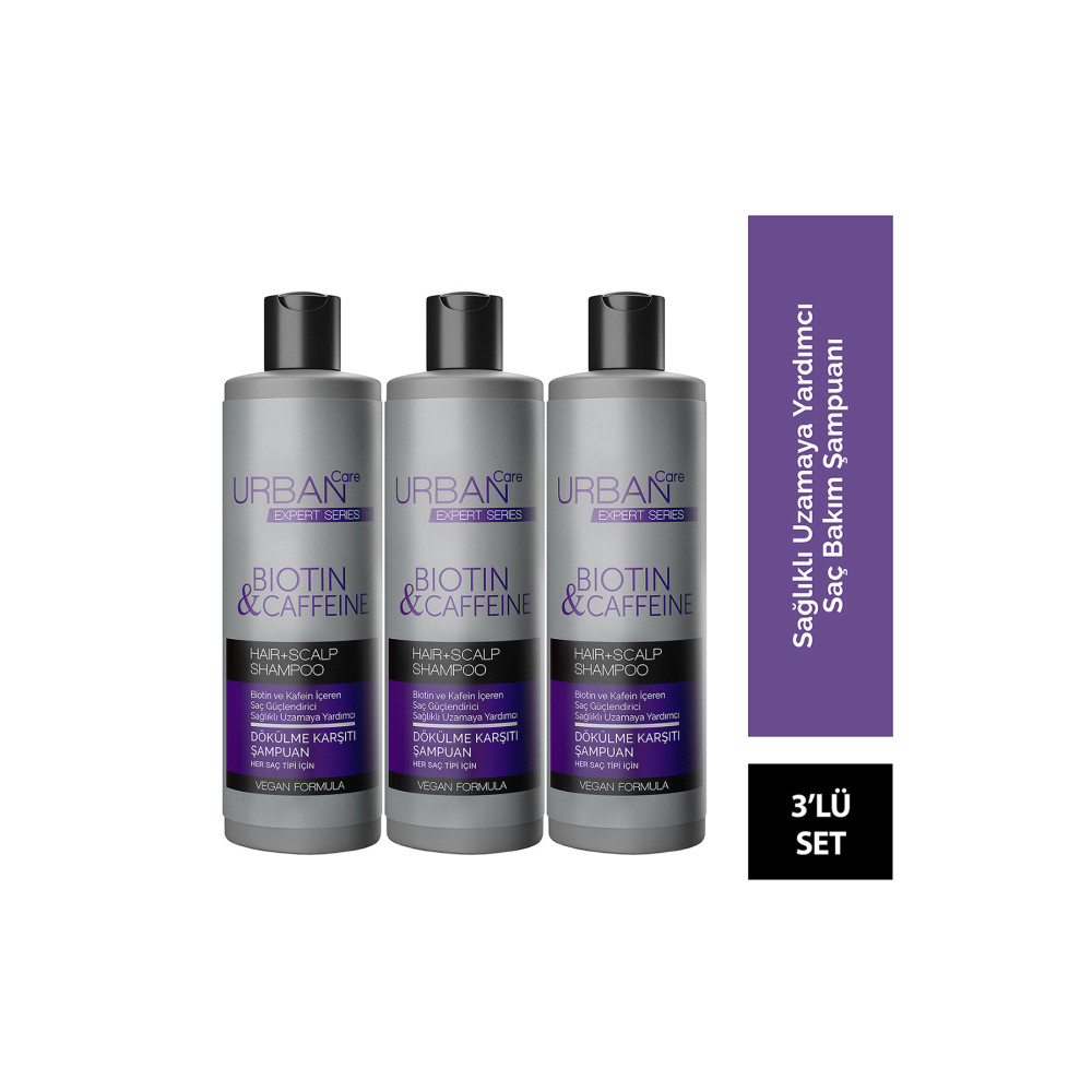 Urban Care Expert Biotin Ve Kafein Dökülme Karşıtı Şampuan X3 Adet-sağlıklı Uzamaya Yardımcı-350 ml Şampuan ve Saç Kremi Fiyatı