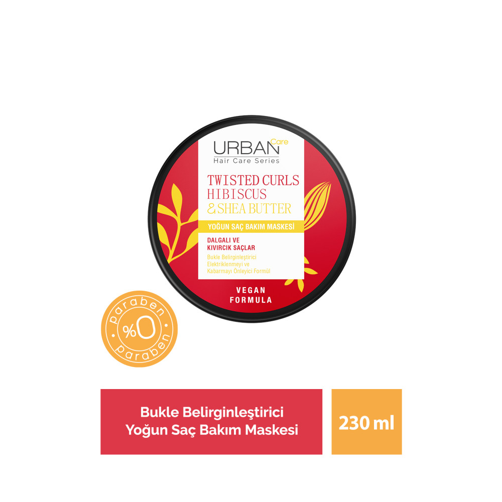 Urban Care Hibiscus & Shea Butter Kıvırcık Ve Dalgalı Saçlara Özel Yoğun Saç Bakım Maskesi 230 Ml-vegan Saç Bakım Maskeleri & Serumlar & Spreyler Fiyatı