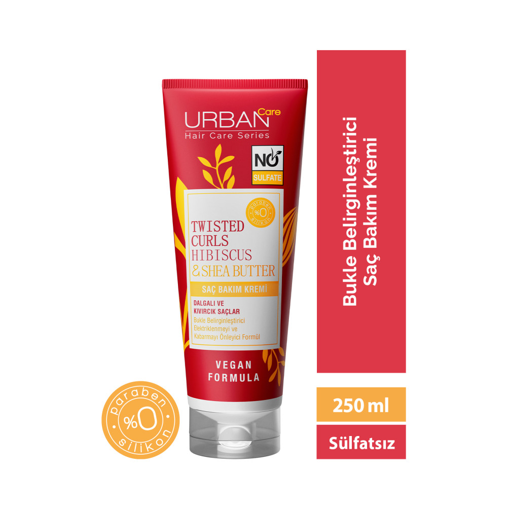 Urban Care Hibiscus&shea Butter Kıvırcık Ve Dalgalı Saçlara Özel Saç Kremi-sülfatsız-250ml-vegan Şampuan ve Saç Kremi Fiyatı