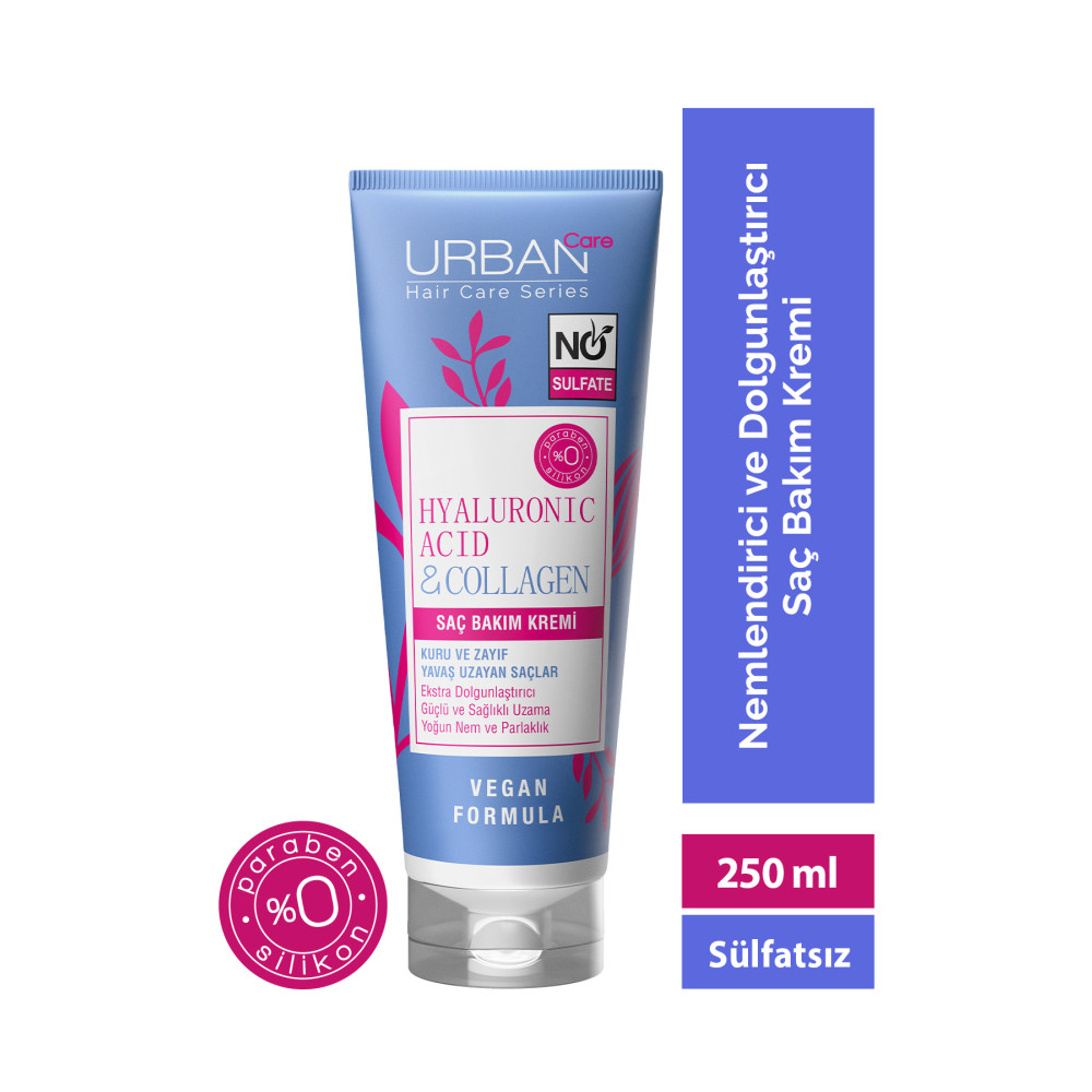 Urban Care Hyaluronik Asit&kolajen Kuru Ve Cansız Saçlara Özel Saç Bakım Kremi-sülfatsız-250 ml Şampuan ve Saç Kremi Fiyatı