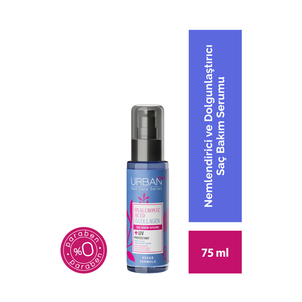 Urban Care Hyaluronik Asit&Kolajen Kuru ve Cansız Saçlara Özel Saç Bakım Serumu-75ML-UV Koruma Saç Bakım Maskeleri & Serumlar & Spreyler Fiyatı