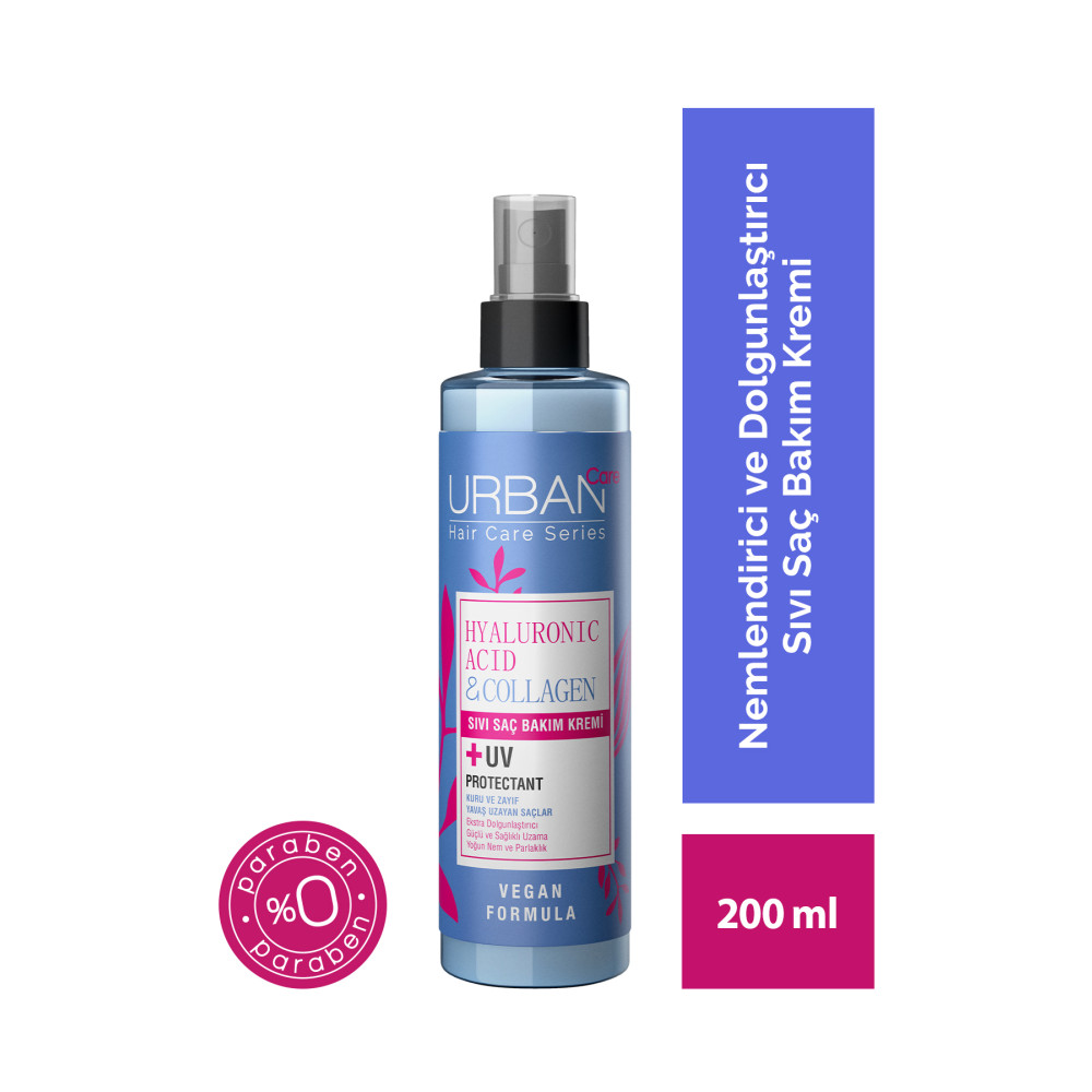 Urban Care Hyaluronik Asit&kolajen Kuru Ve Cansız Saçlara Özel Sıvı Saç Bakım Kremi-vegan-200 Ml Şampuan ve Saç Kremi Fiyatı