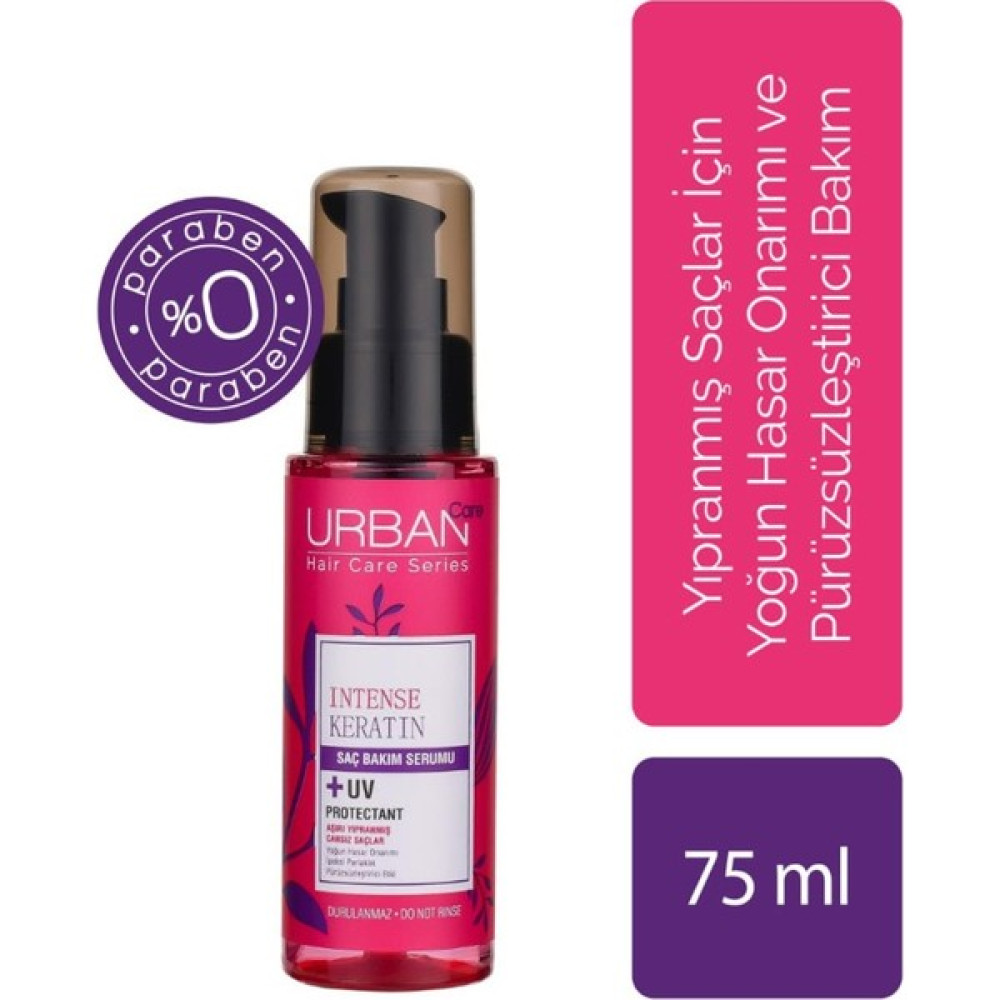 Urban Care Intense Keratin For Silky Soft Smoothing Anti Frizz Hair Serum 75 ml Saç Şekillendirici Sprey Fiyatı