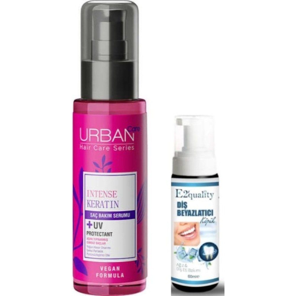 Urban Care Intense Keratin Saç Bakım Serumu - Diş Beyazlatıcı Köpük Hediye Saç Bakım Maskeleri & Serumlar & Spreyler Fiyatı