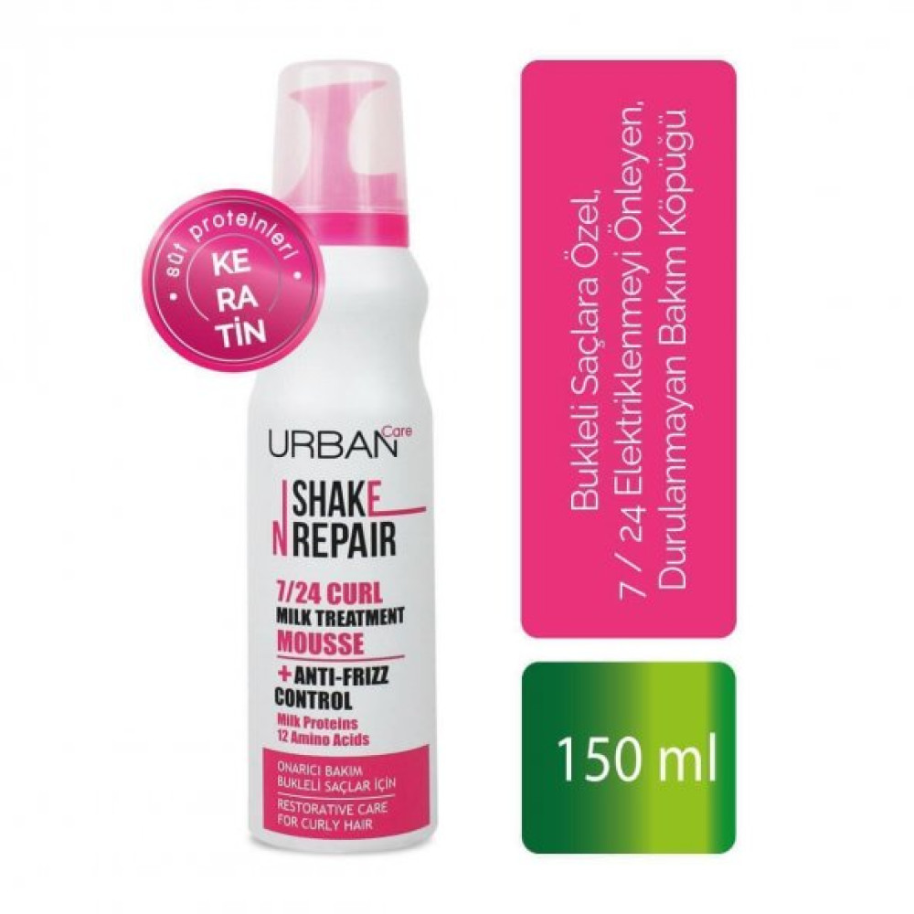 Urban Care Kopuk Milk Shake N Repair Bukle 150 Ml Saç Şekillendirici Köpük Fiyatı