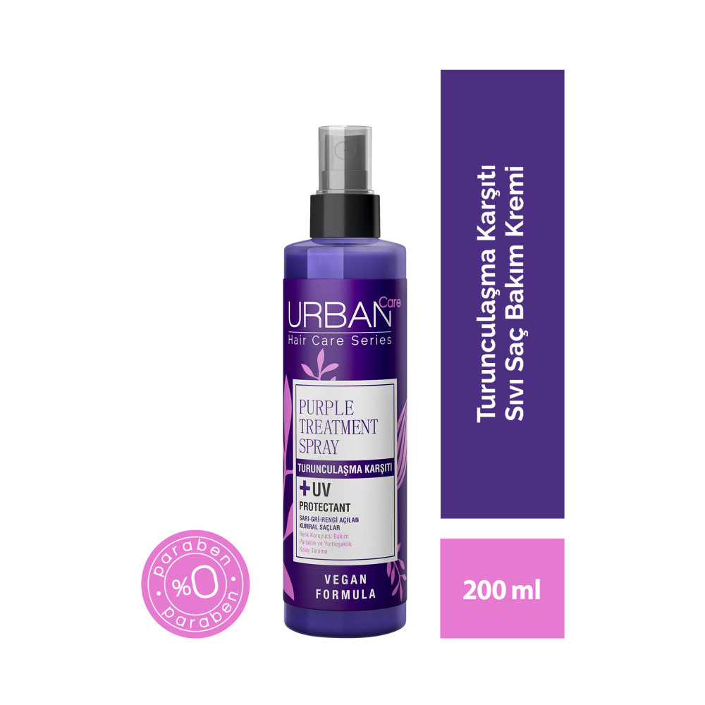 Urban Care Mor Turunculaşma Karşıtı Sıvı Saç Bakım Kremi 200 ml - Vegan Şampuan ve Saç Kremi Fiyatı