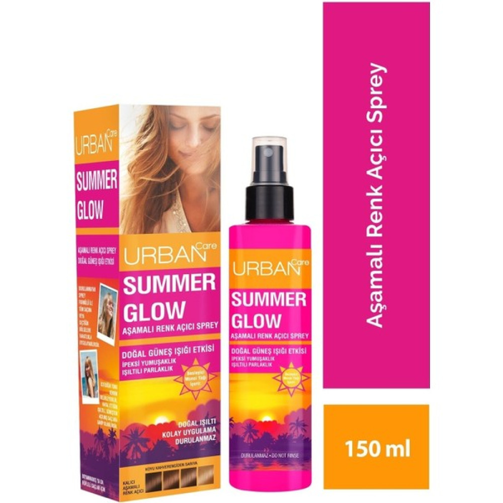 Urban Care Natural's Urban Care Summer Glow Aşamalı Renk Açıcı Sprey 150 ml Saç Boyası Fiyatı