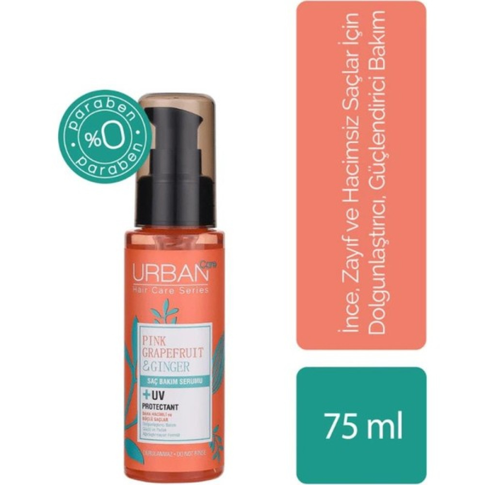 Urban Care Pink Greyfurt & Zencefil Hacim ve Dolgunluk Verici Saç Serumu 75 ml Saç Şekillendirici Sprey Fiyatı