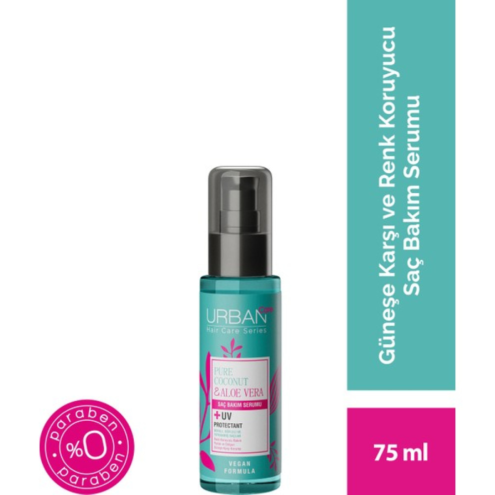 URBAN Care Pure Coconut&Aloe Vera Boyalı Saçlar Özel Renk Koruyucu Saç Bakım Serumu-Vegan-50ML Saç Bakım Maskeleri & Serumlar & Spreyler Fiyatı