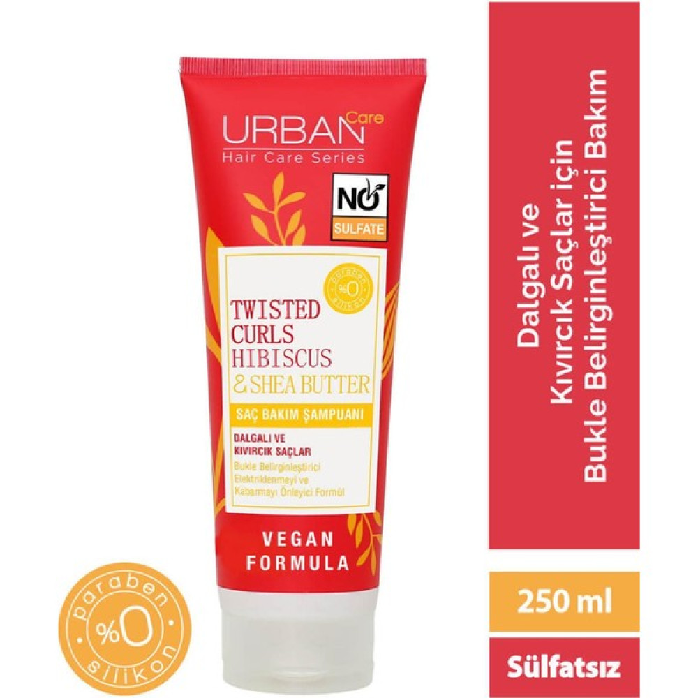 Urban Care Saç Bakım Şampuanı Twisted Curls Hibiscus & Shea Butter 250 ml Duş Jelleri ve Banyo Köpükleri Fiyatı
