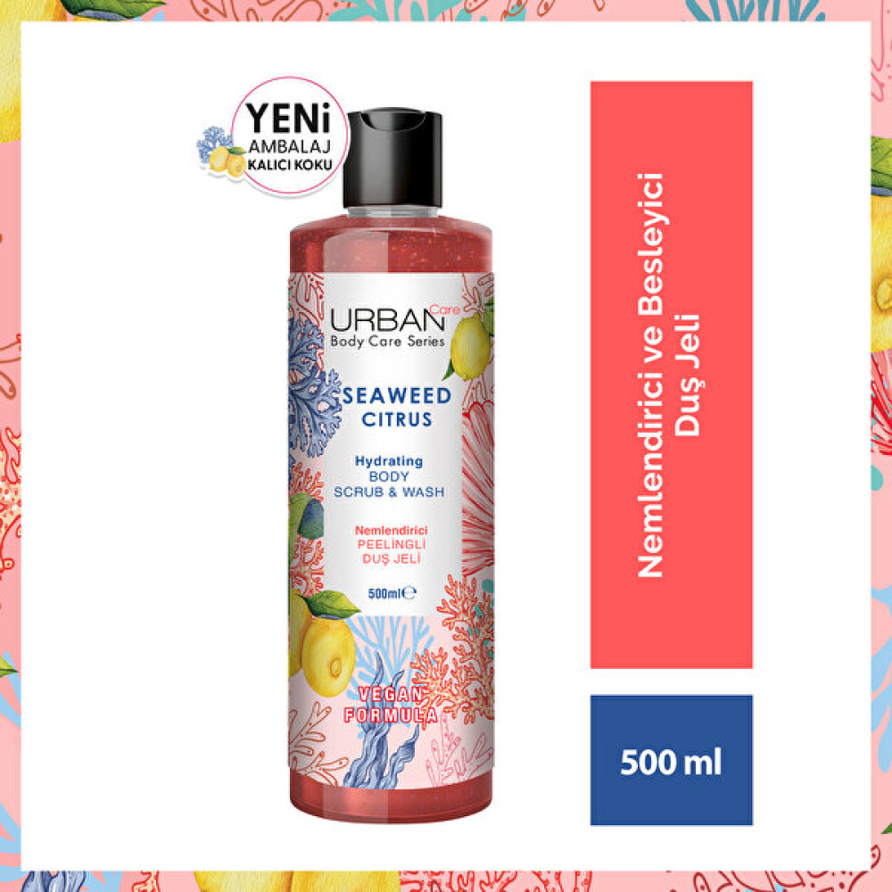 Urban Care Seaweed Citrus Nemlendirici ve Besleyici Duş Jeli 500ML Duş Jelleri ve Banyo Köpükleri Fiyatı