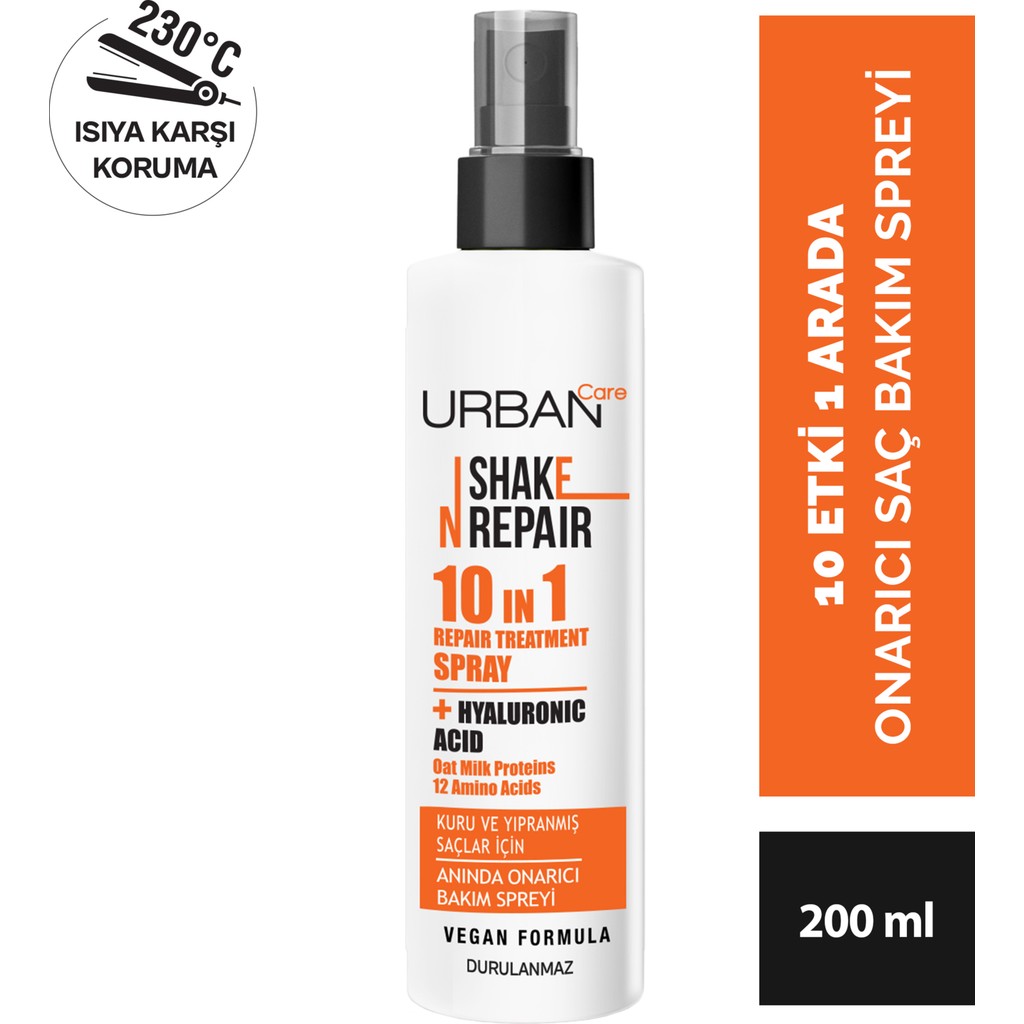 Urban Care Shake N Repair 10-In-1 Onarıcı Etkili Durulanmayan Saç Bakım Spreyi 200 Ml-Vegan Saç Bakım Maskeleri & Serumlar & Spreyler Fiyatı