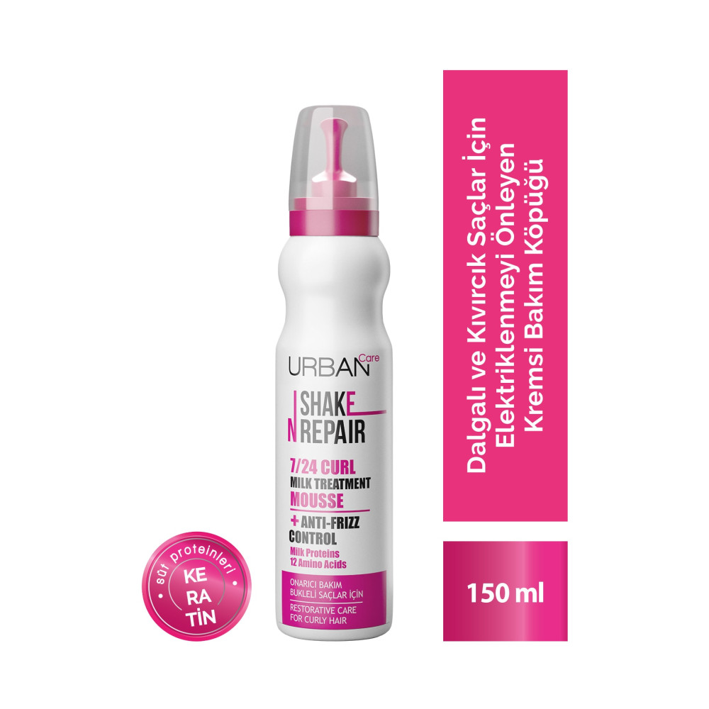 Urban Care Shake N Repair 7/24 Bukleli Saçlar Için Onarıcı Bakım Köpüğü - 150 ml Saç Şekillendirici Köpük Fiyatı