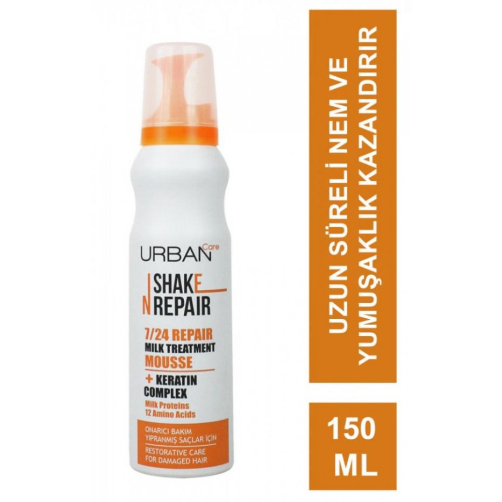 Urban Care Shake N Repair 7/24 Onarici Bakim Kopugu 150 Ml Saç Şekillendirici Köpük Fiyatı