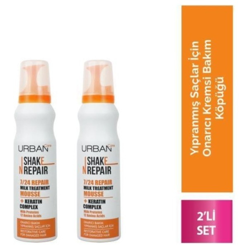Urban Care Shake N Repair Onarıcı Saç Bakım Köpüğü 150 ml x 2'li Avantajlı Paket - 1 Saç Şekillendirici Köpük Fiyatı