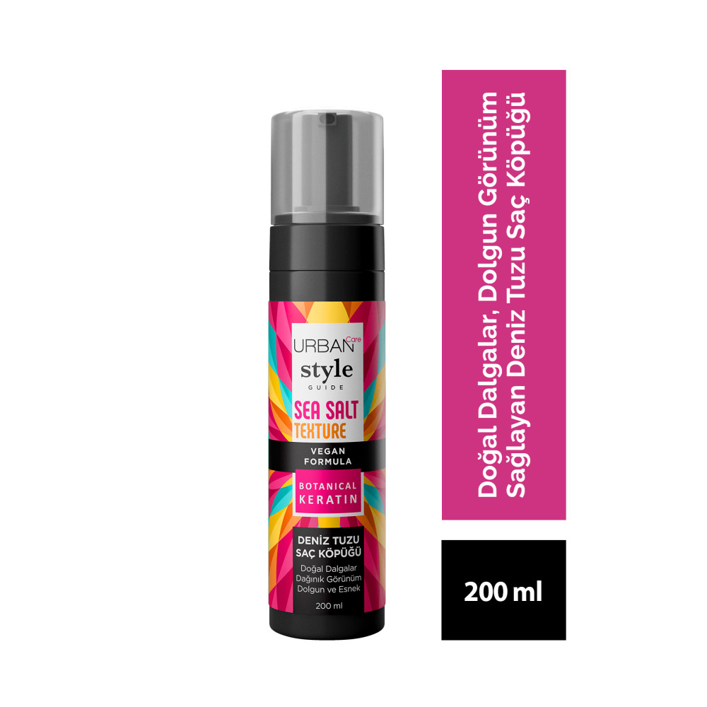 Urban Care Style Guide Deniz Tuzu Doğal Dalga Sağlayan Şekillendirici Saç Köpüğü - Vegan - 200 ml Saç Şekillendirici Köpük Fiyatı