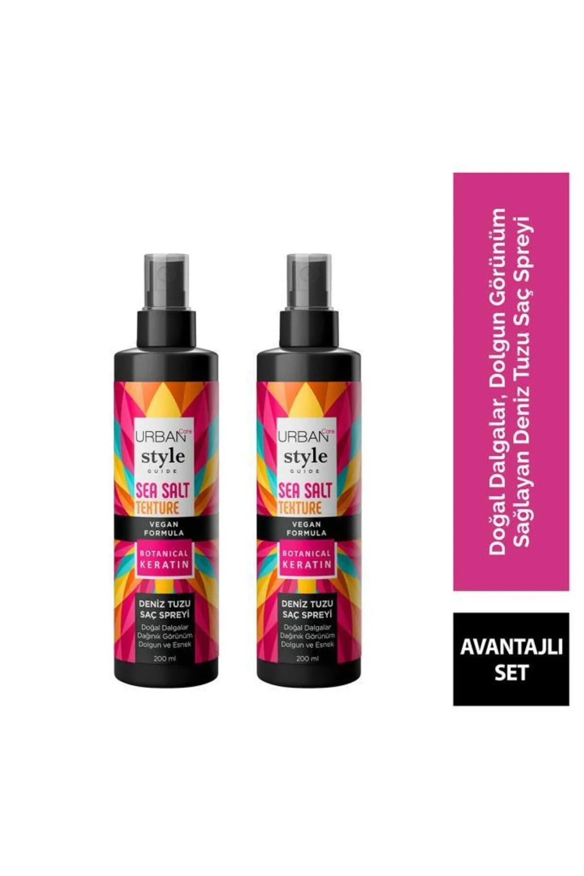 Urban Care Style Guide Deniz Tuzu Etkili Doğal Dalga Sağlayan Saç Spreyi 200ml X2 Adet – Uv Koruma" Saç Şekillendirici Sprey Fiyatı
