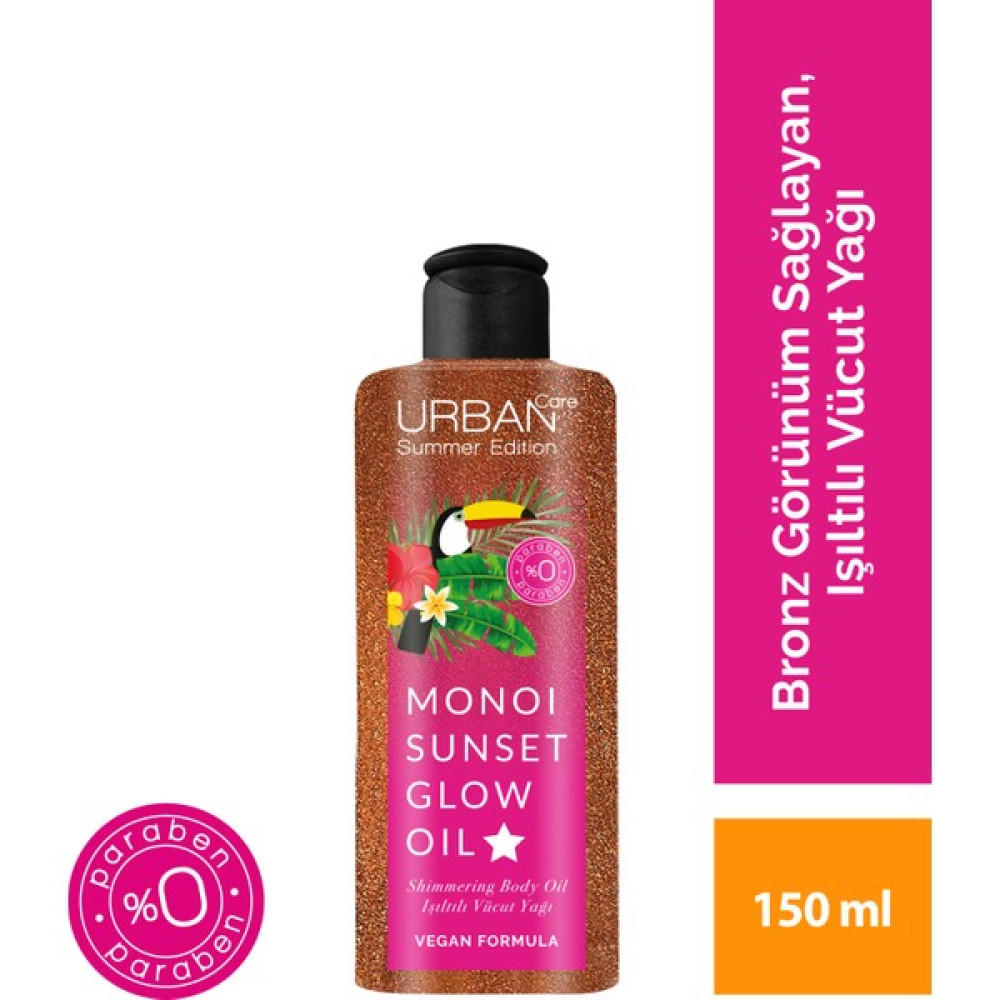 URBAN Care Summer Body-Monoi Yağı İçeren,Bronz Görünüm Veren Işıltılı Vücut Yağı-Vegan-150ML Nemlendiriciler Fiyatı
