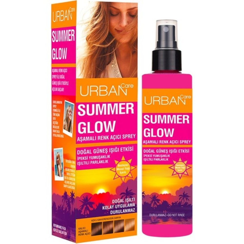Urban Care Summer Glow Aşamalı Renk Açıcı Sprey 150 ml Kategori Saç Boyası Saç Boyası Fiyatı