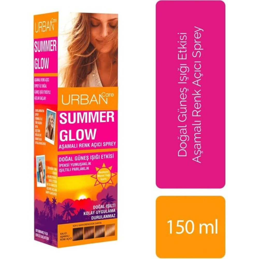Urban Care Summer Glow Aşamalı Renk Açıcı Sprey 150ML Saç Boyası Fiyatı