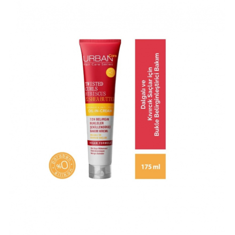 Urban Care Twisted Curls Hibiscus & Shea Butter Bukle Belirginlestirici Durulanmayan Sac Bakim Kremi 175 Ml Saç Şekillendirici Sprey Fiyatı