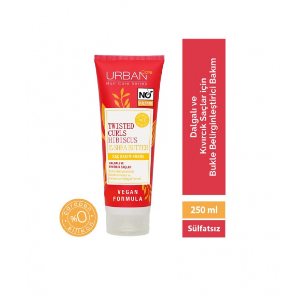Urban Care Twisted Curls Hibiscus & Shea Butter Bukle Belirginlestirici Sulfatsiz Sac Bakim Kremi 250 Ml Saç Şekillendirici Sprey Fiyatı