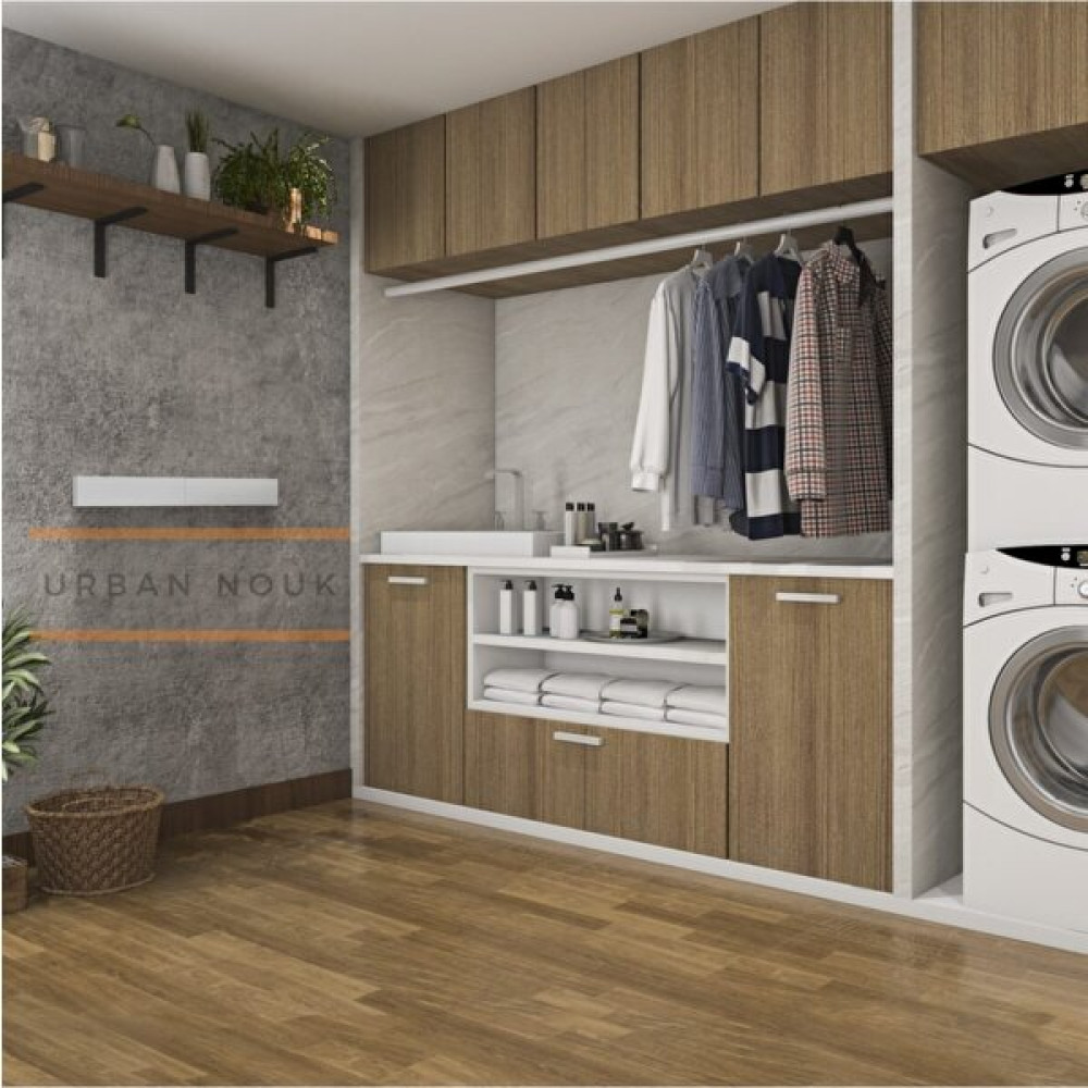 Urban Nouk Kurutmalık Çamaşır Askısı - Duvara Monte Çamaşırlık - Patentli Tasarım (BEYAZ-100CM) Çamaşır Kurutma Makineleri Fiyatı