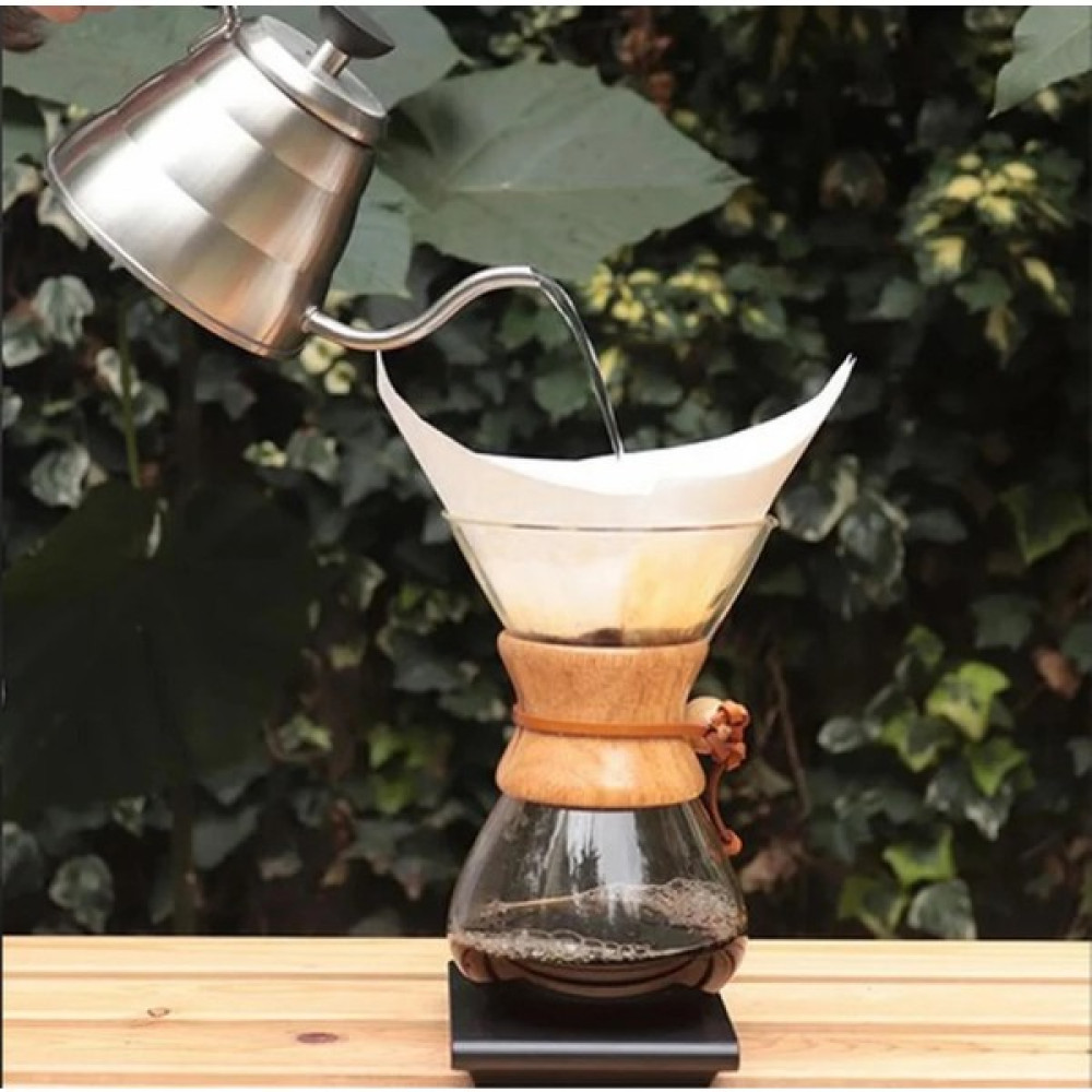 Urban Tools Ahşap Tutacaklı 6 Fincanlık Chemex Çay / Çaydanlık Setleri Fiyatı