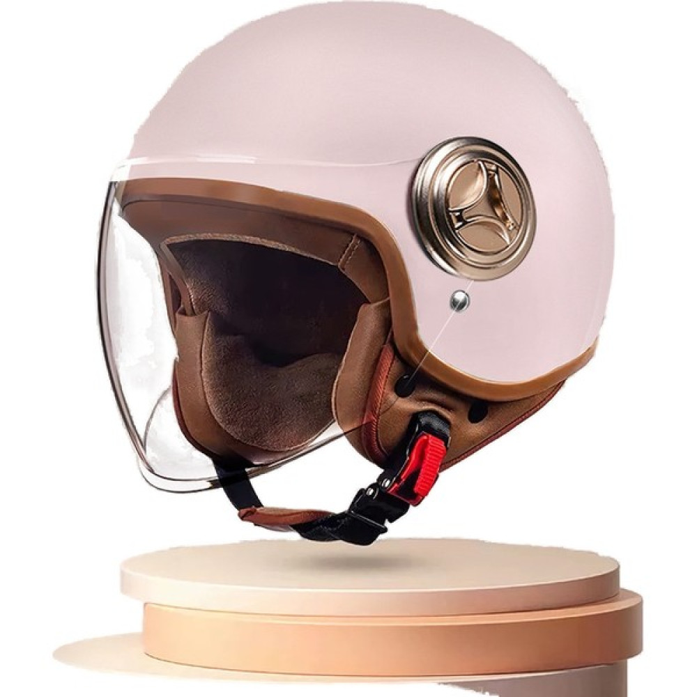 Urbhanna 3c Sertifikalı Kadın Erkek Açık Motosiklet Kaskı - Pembe (Yurt Dışından) - 54 - 61 cm Motorsiklet Kaskları Fiyatı