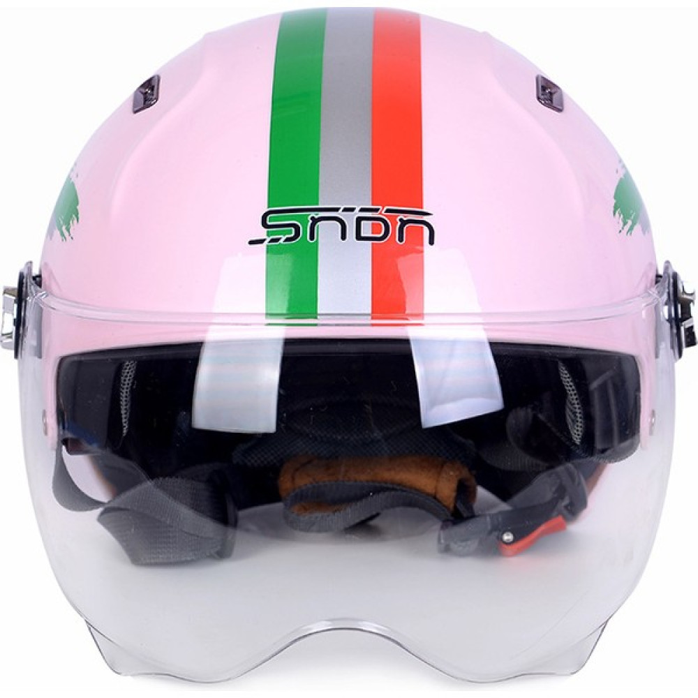 Urbhanna 3c Sertifikalı Kask Kask Çift Lens Yarım Kask Four Seasons Uv Koruma Yetişkin Kask (Yurt Dışından) - 55 - 62 cm - Pembe Motorsiklet Kaskları Fiyatı