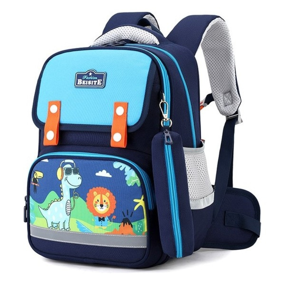 Urbhanna Çocuk Okul Çantası Kayropraktik Bel Küçültme Karikatür Sırt Çantası Hakan Katlı Beslenme Kabı (Yurt Dışından) - schoolbag - 39*28*16cm - Mavi Okul Çantası Fiyatı