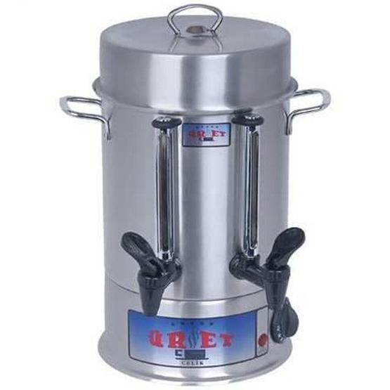 Üret 50 Bardak 6.0 lt Su Isıtma Kapasiteli Çay Makinesi Gümüş Çay Makineleri Fiyatı