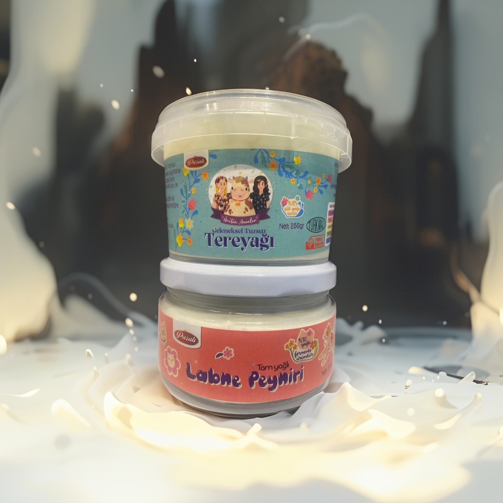 Üreten Anneler 300 gr Labne Peyniri + 250 gr Tuzsuz Yayık Tereyağ - 500 gr Peynir Fiyatı
