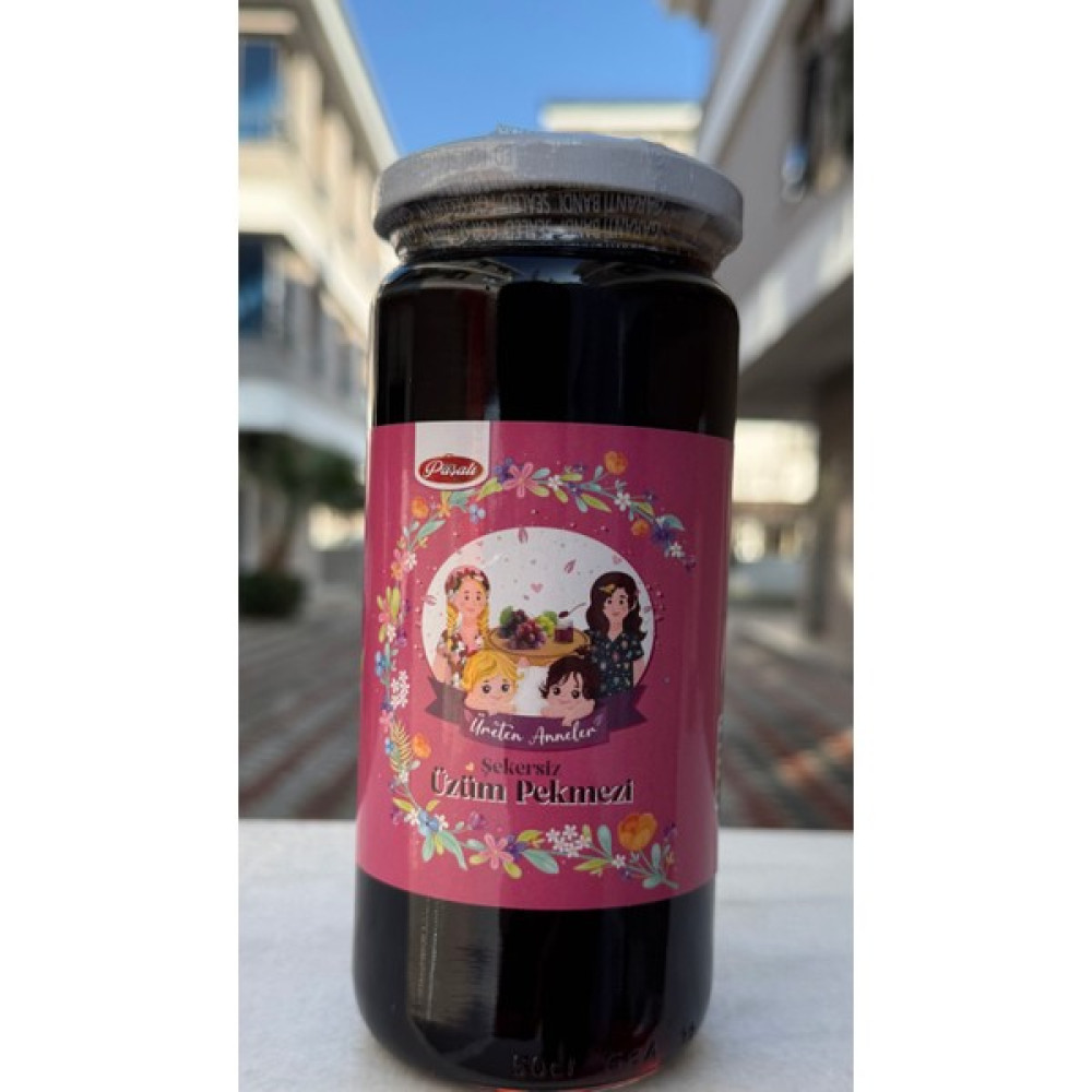 Üreten Anneler 500 ml Şekersiz Üzüm Pekmezi (PESTİSİT ANALİZLİ - KORUYUCU İCERMEZ ) Diğer Fiyatı