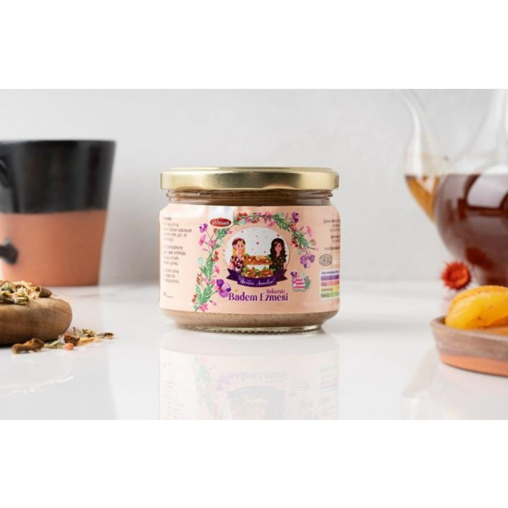 Üreten Anneler Şekersiz Badem Ezmesi - 300 gr Diğer Fiyatı
