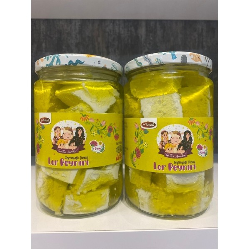Üreten Anneler Zeytinyağlı Tuzsuz Lor Peyniri 2 x 500 gr ( +6 Ay ) - 1 kg Diğer Fiyatı