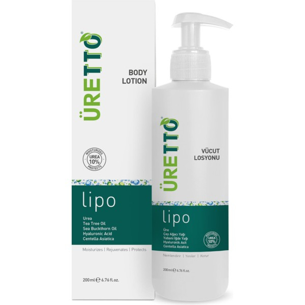 Üretto Lipo Vücut Losyonu 200 ml Nemlendiriciler Fiyatı