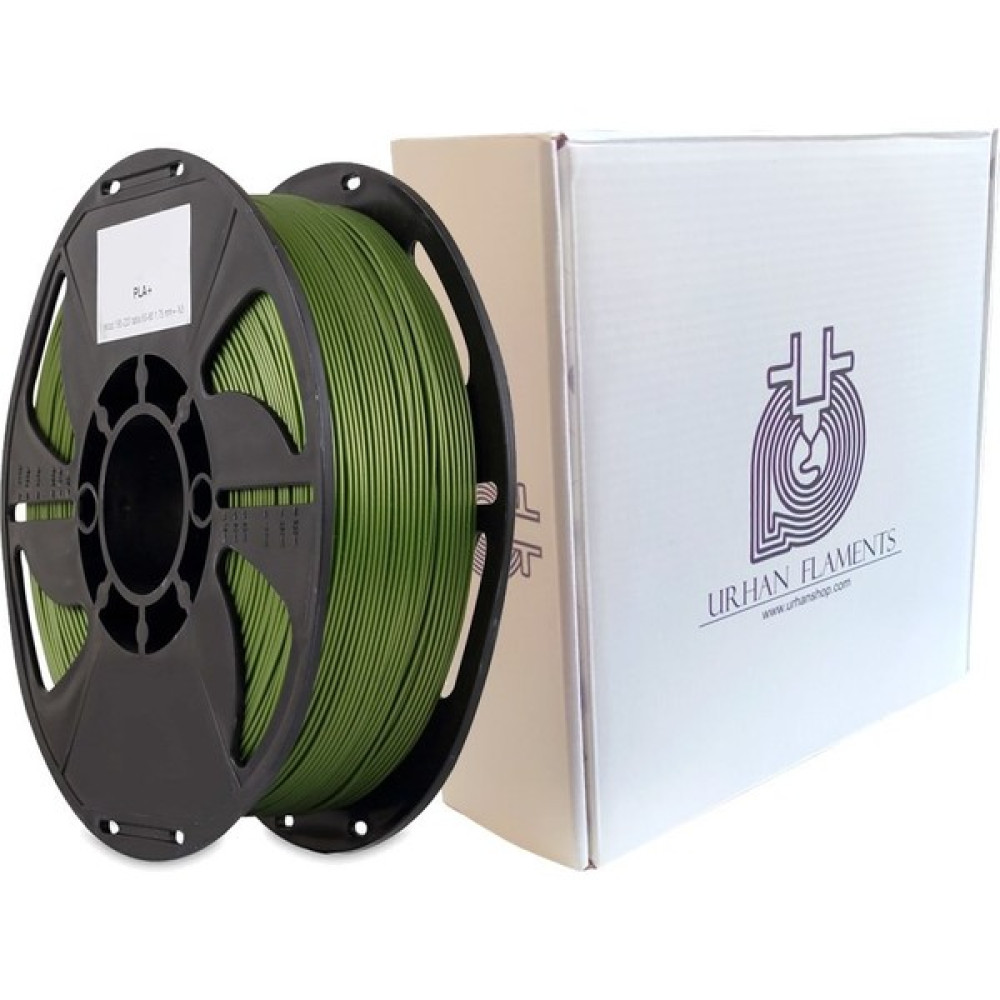 Urhan Filament Urhanfilament Haki Yeşil Filament Pla + 1.75MM 1 kg Filament Fiyatı