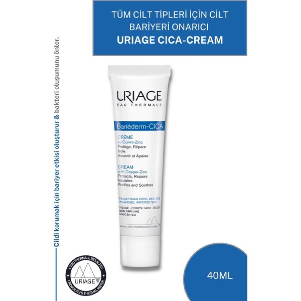 Urıage Bariederm Repairing Cica Cream 40 ml Onarıcı Ve Yatıştırıcı Bakım Kremi Nemlendiriciler Fiyatı
