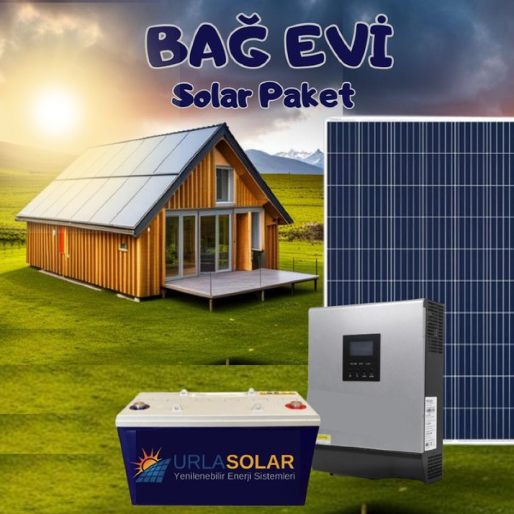 Urla Solar Bağ Evi Solar Paket 3400W Dış Mekan & Bahçe Oyuncakları Fiyatı